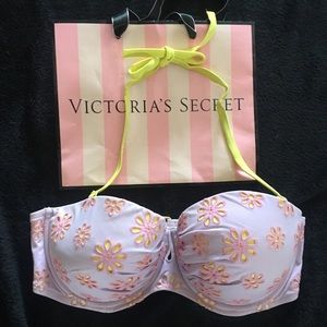 Victoria Secret eyelet Swim Top